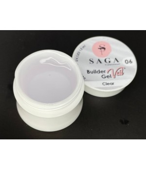 Гель Saga Builder Gel Veil №006, 15 мл прозорий